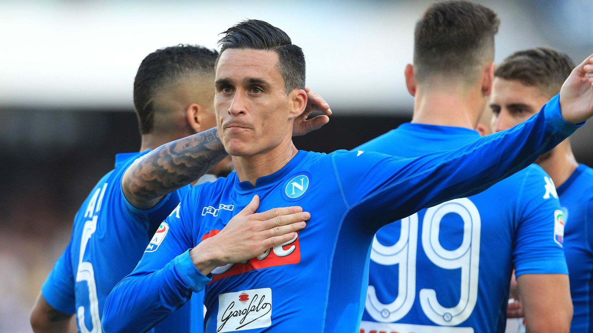 Jose Callejon Napoli 2017-18