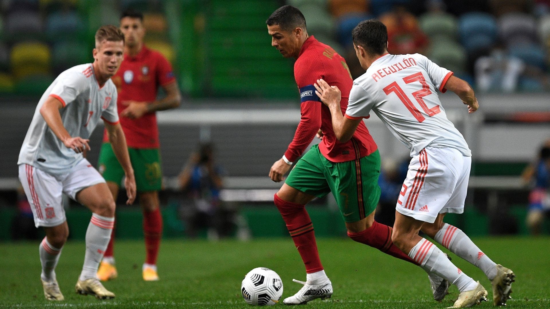 Portugal España Cristiano Ronaldo Reguilón 07102020