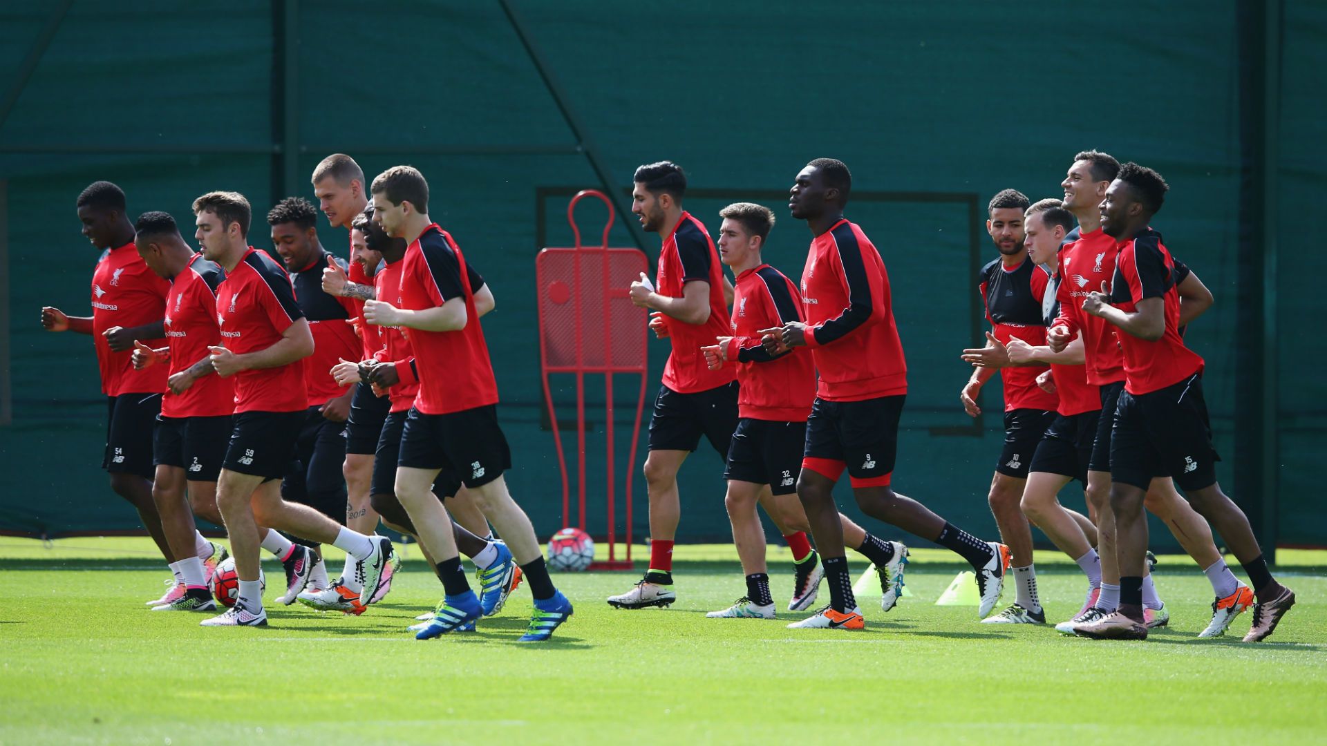 Liverpool training