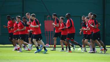 Liverpool training