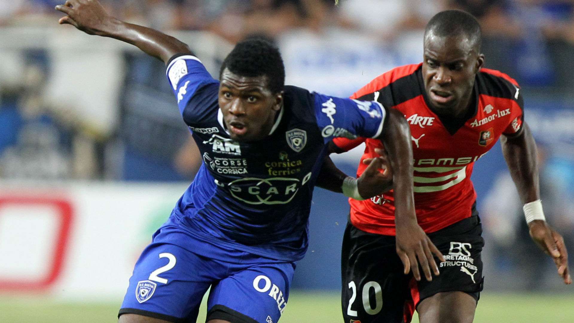 Sadio Diallo Yacouba Sylla Rennes Bastia Ligue 1 08082015