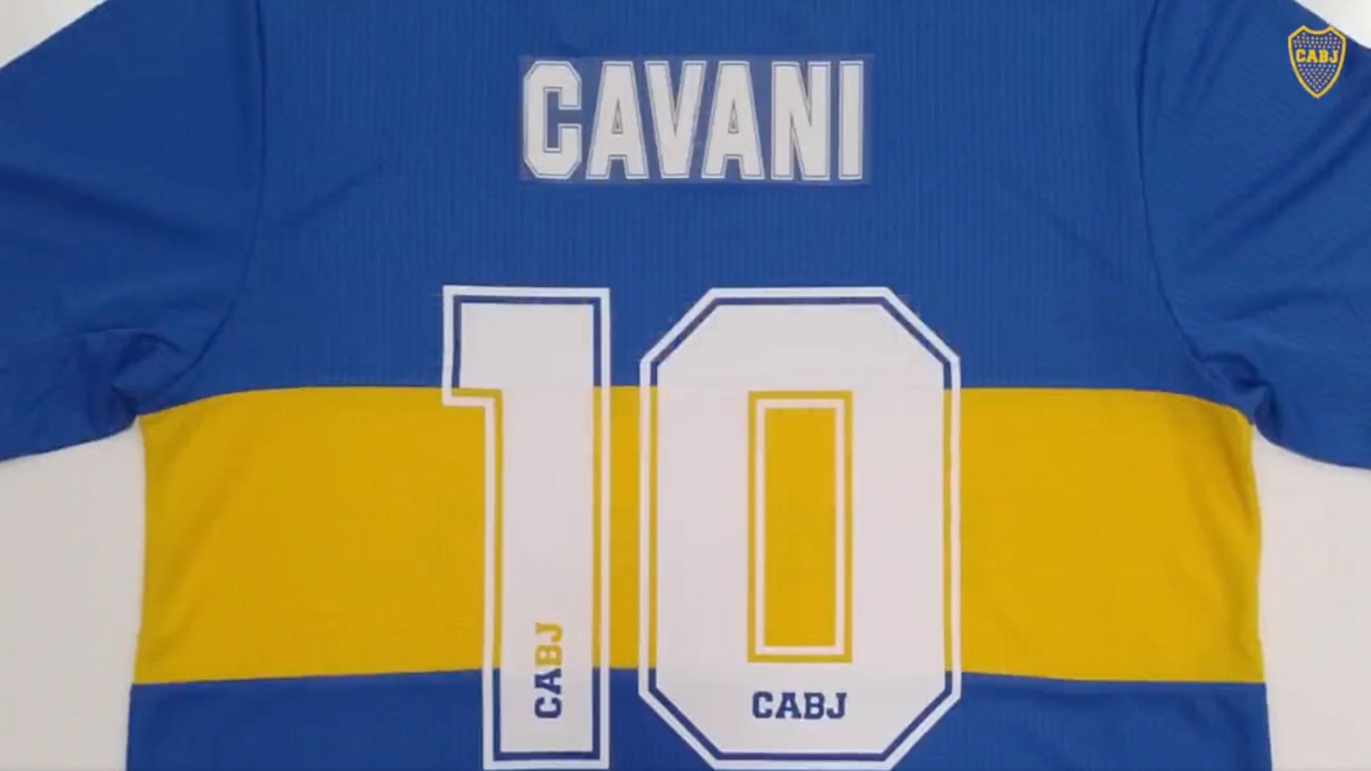 edinson cavani boca presentacion