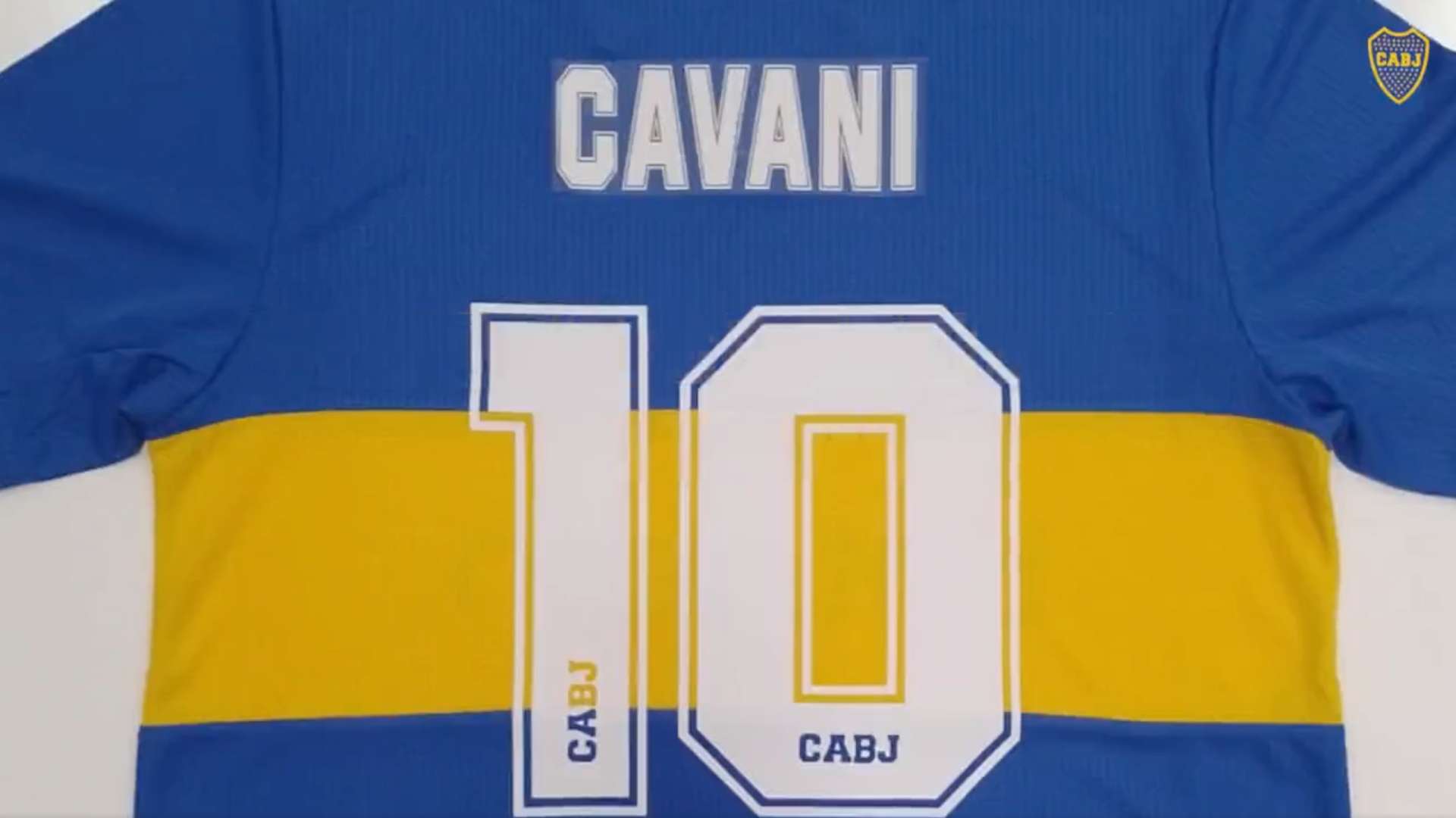 edinson cavani boca presentacion