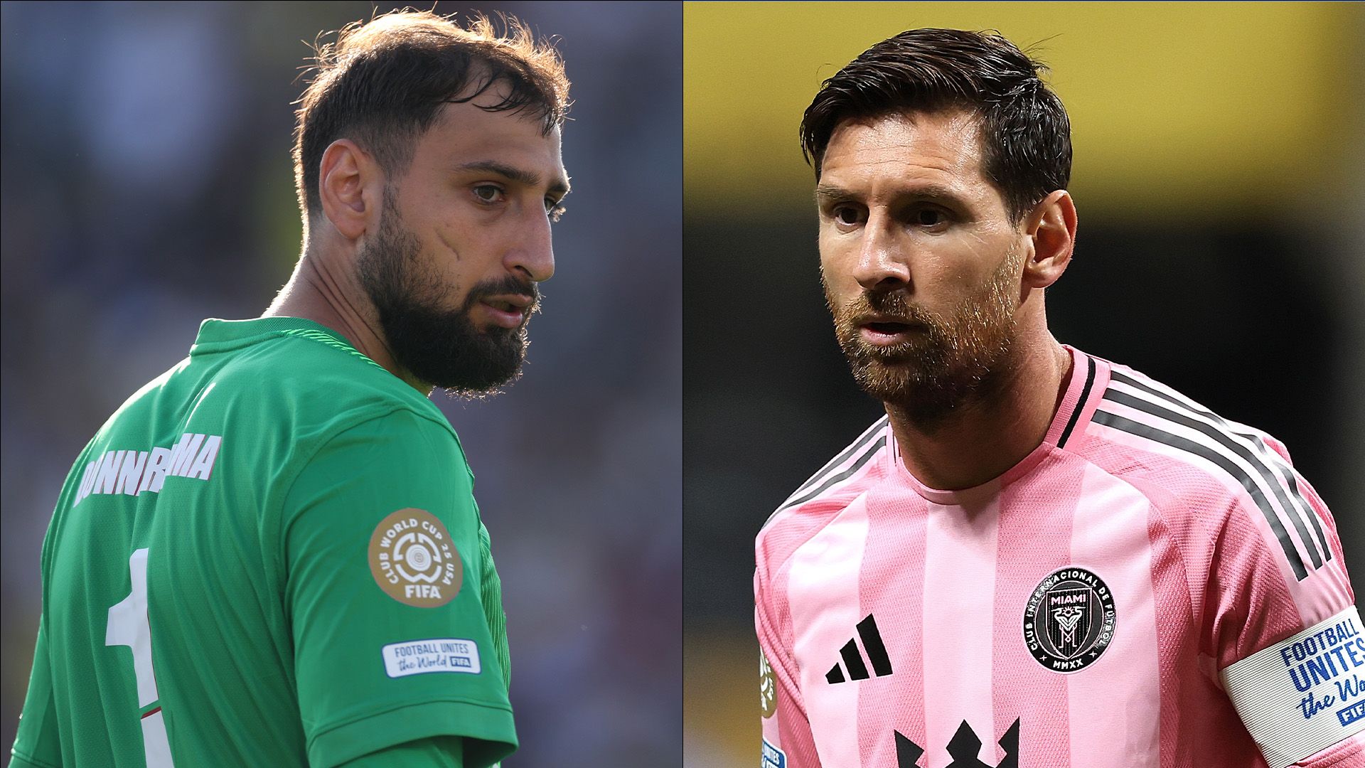 Gianluigi Donnarummna PSG Lionel Messi Inter Miami