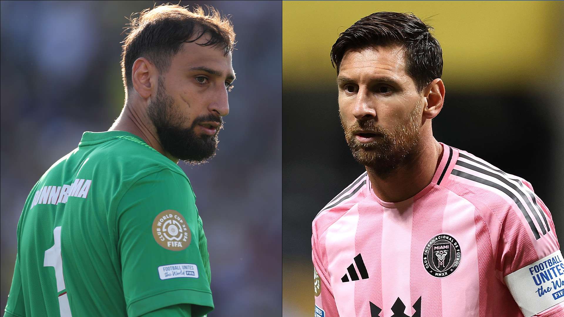 Gianluigi Donnarummna PSG Lionel Messi Inter Miami