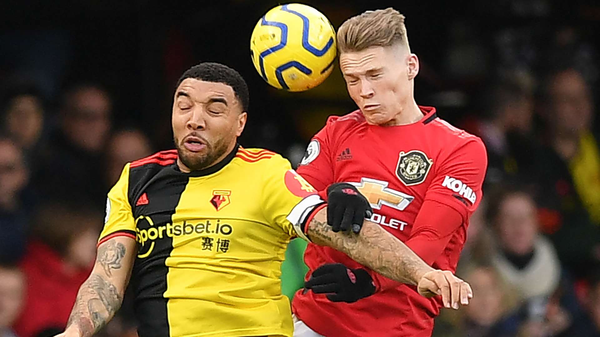 Troy Deeney Watford Scott McTominay Manchester United 2019-20