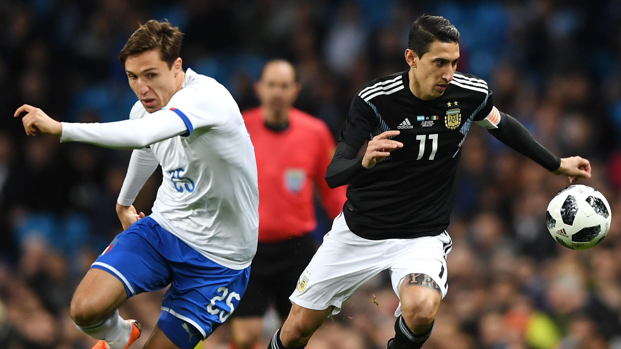 Federico Chiesa Angel Di Maria Argentina Italy