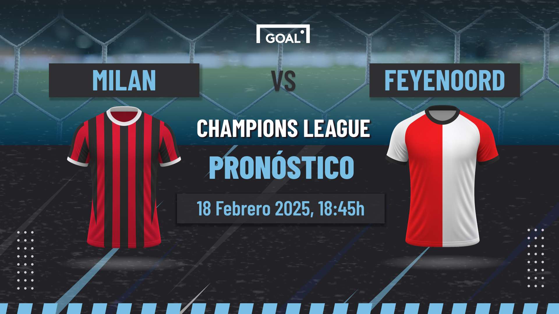 Milan vs Feyenoord Pronóstico y Apuestas Champions League | 18/02/25