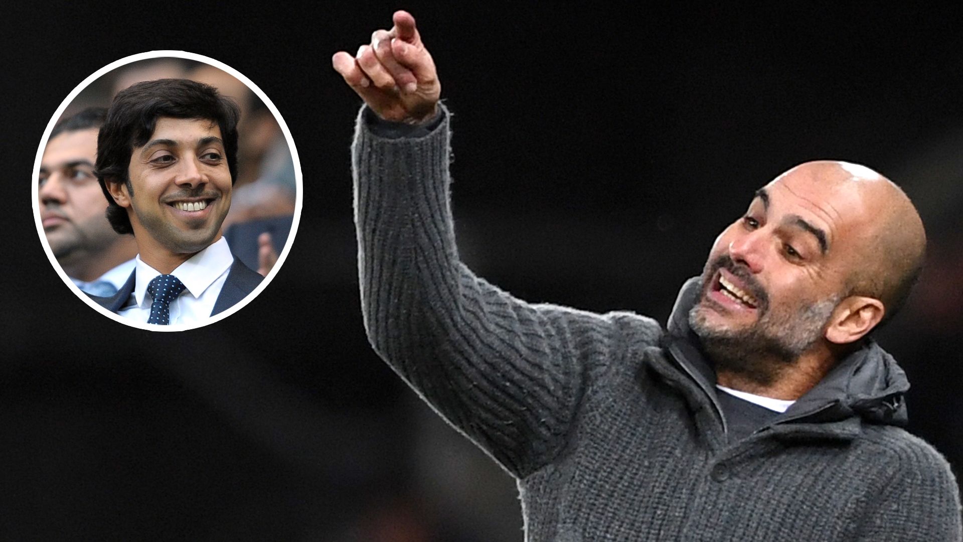 Sheikh Mansour Pep Guardiola