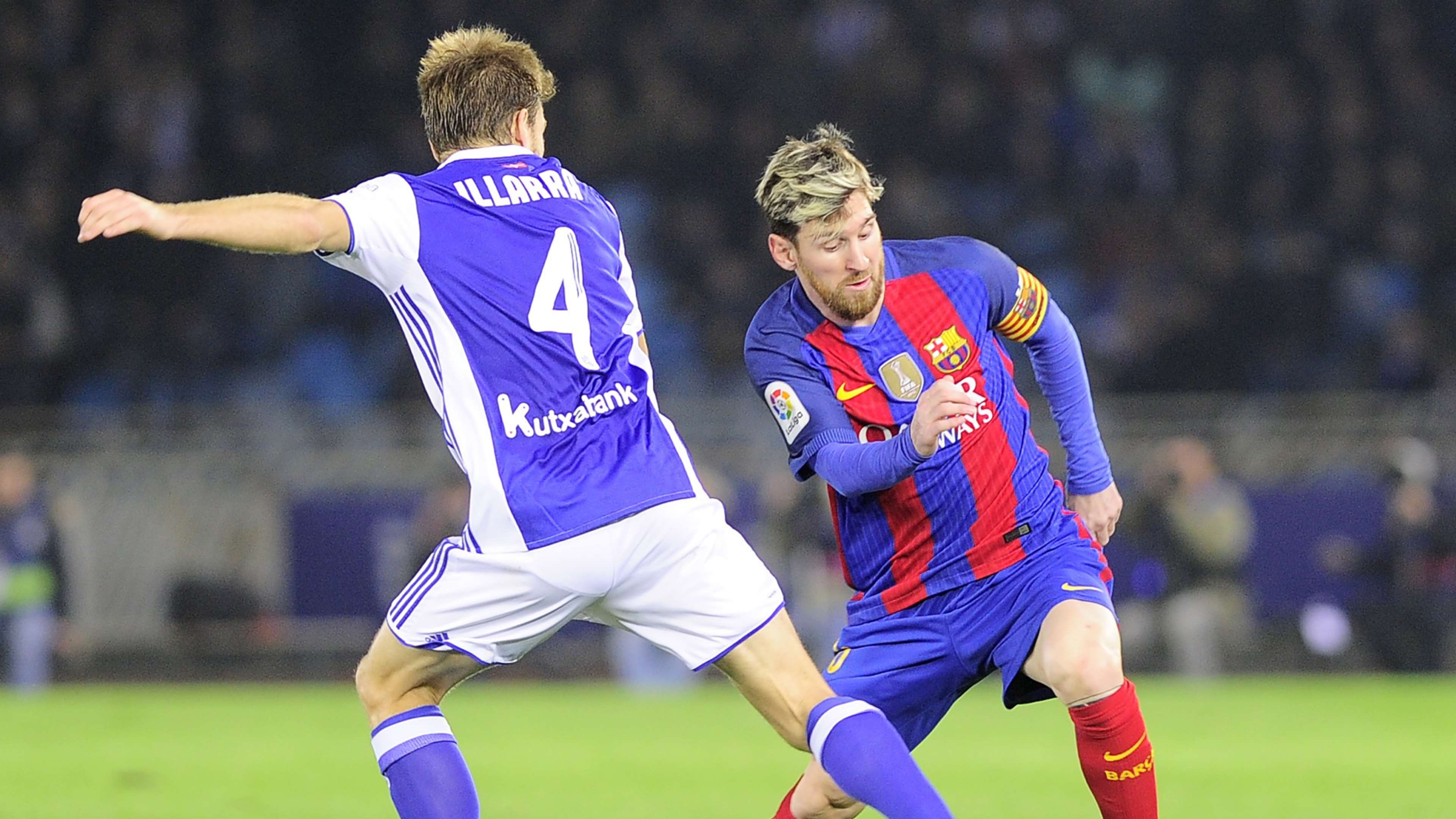 llarramendi Messi Real Sociedad Barcelona LaLiga