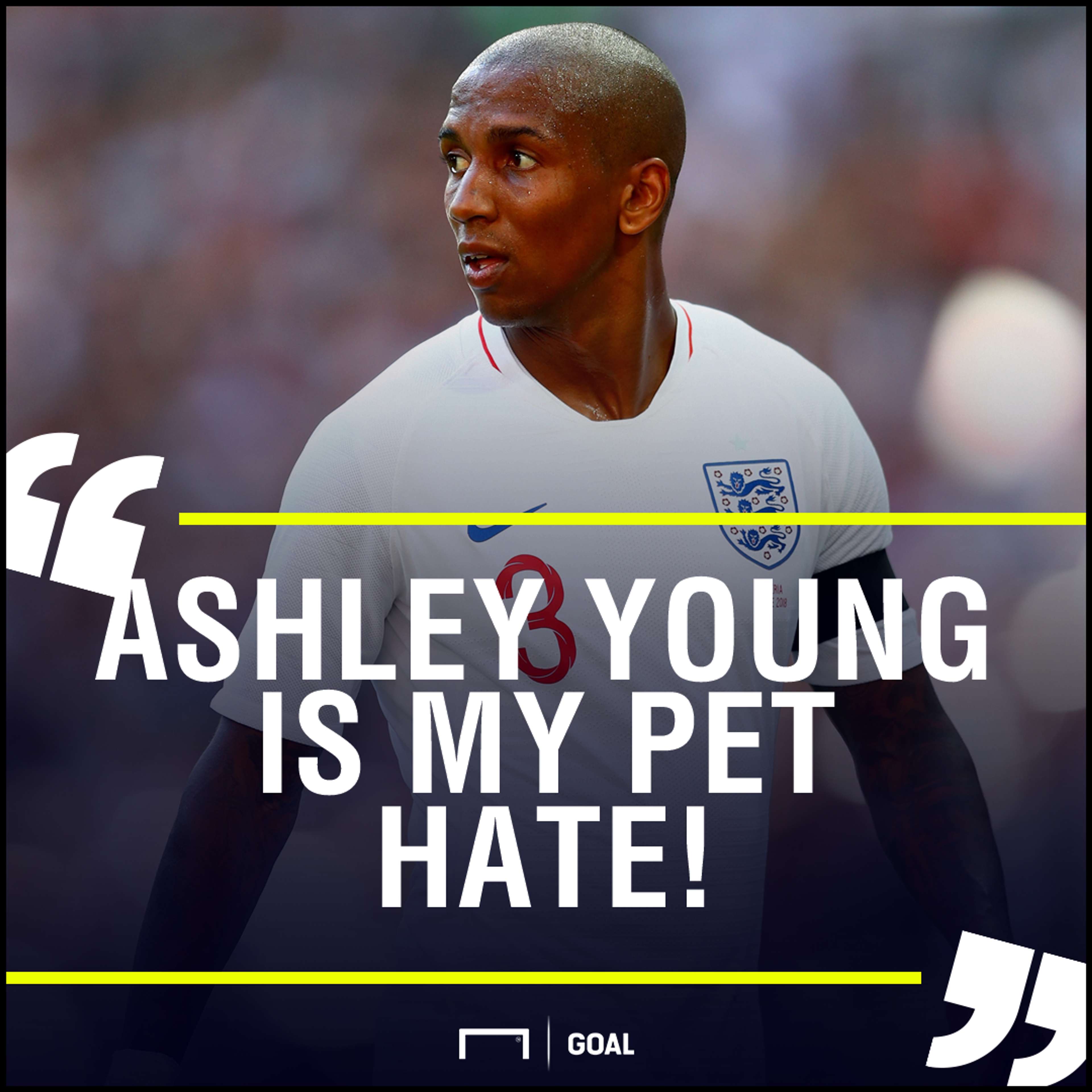 Ashley Young pet hate England Terry Butcher