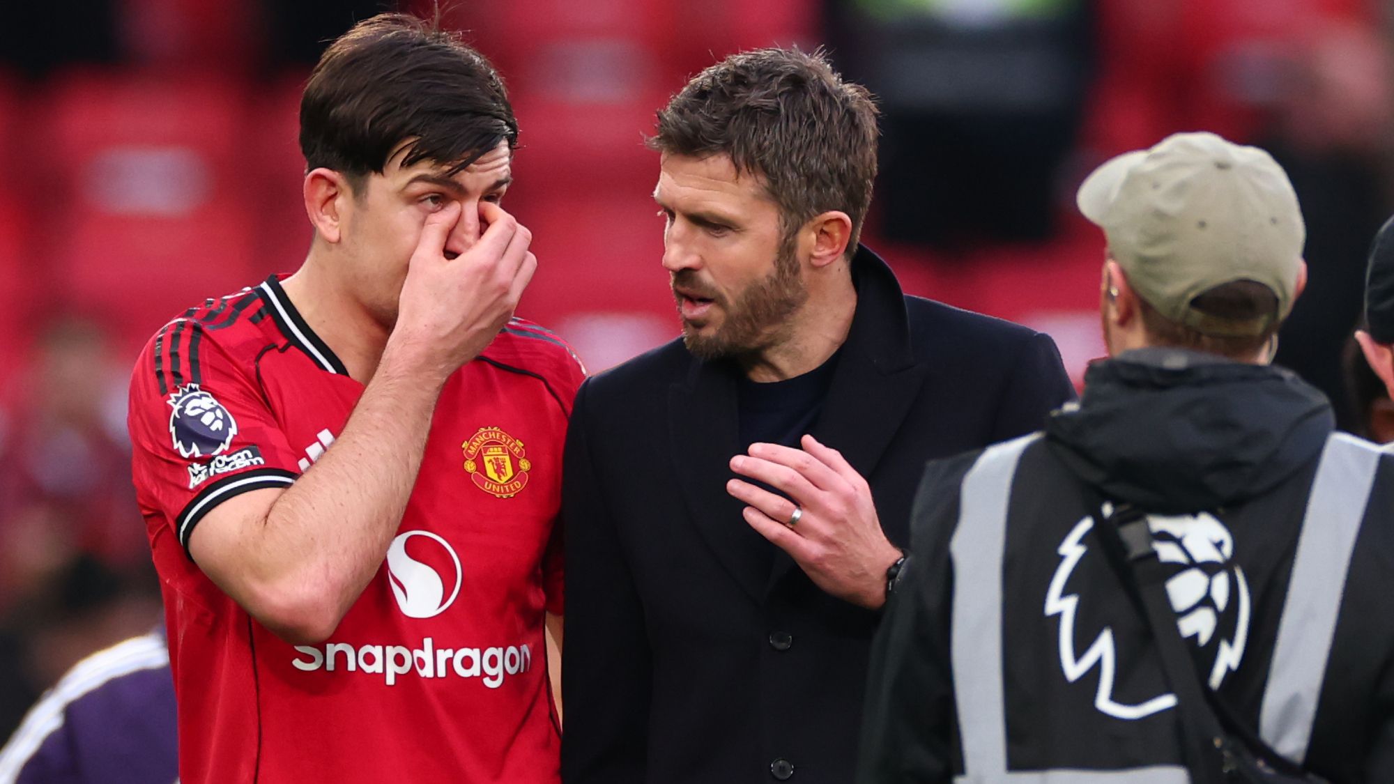 Harry Maguire Michael Carrick Manchester United