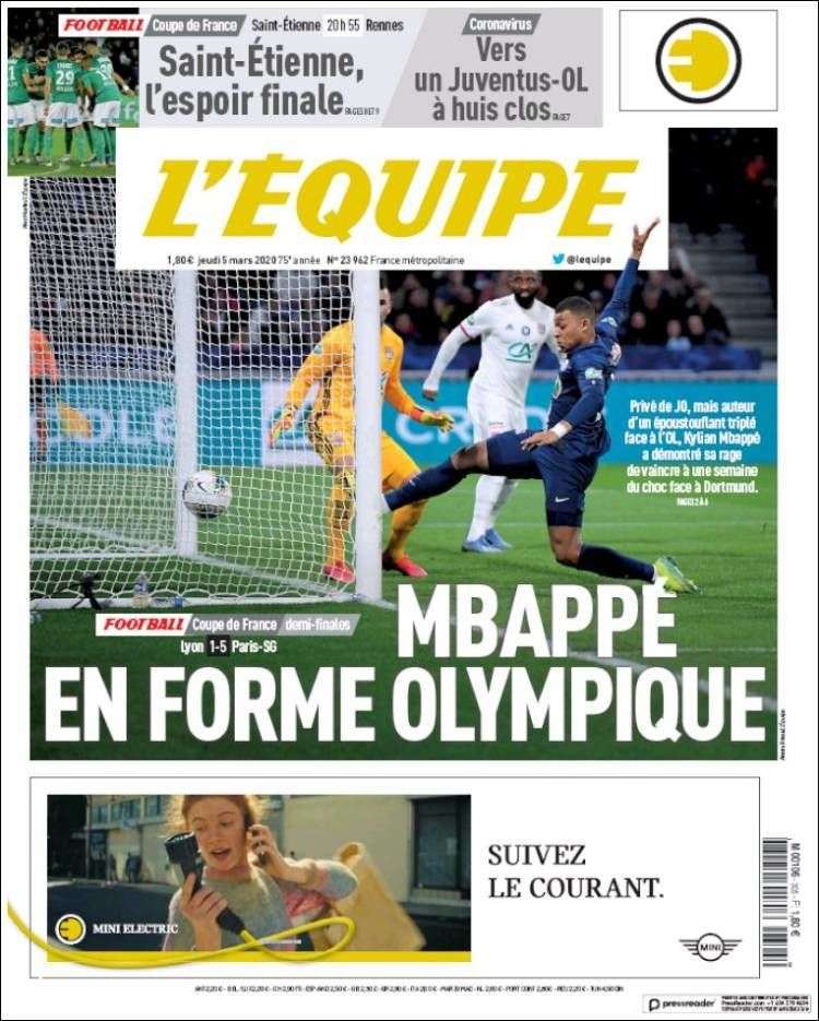5 March L'Equipe