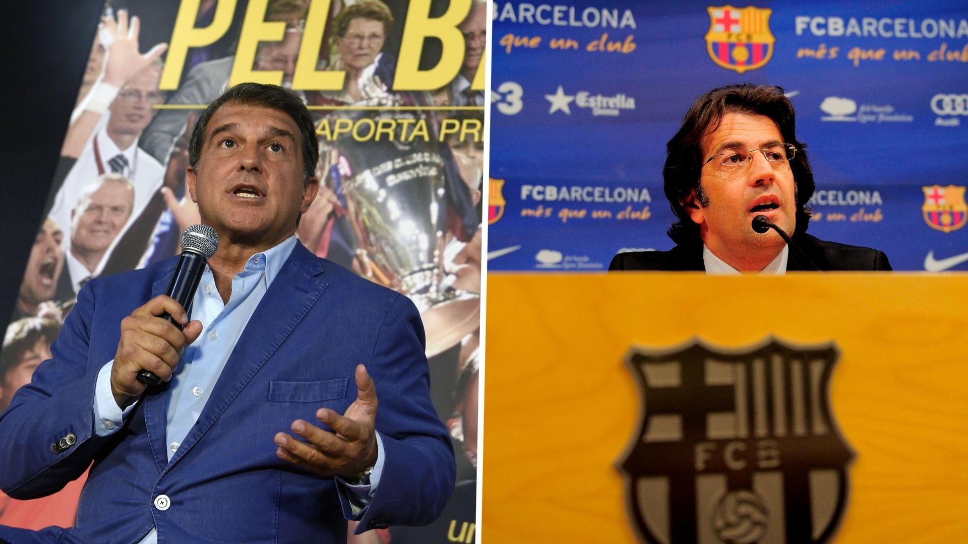 Joan Laporta Toni Freixa Barcelona
