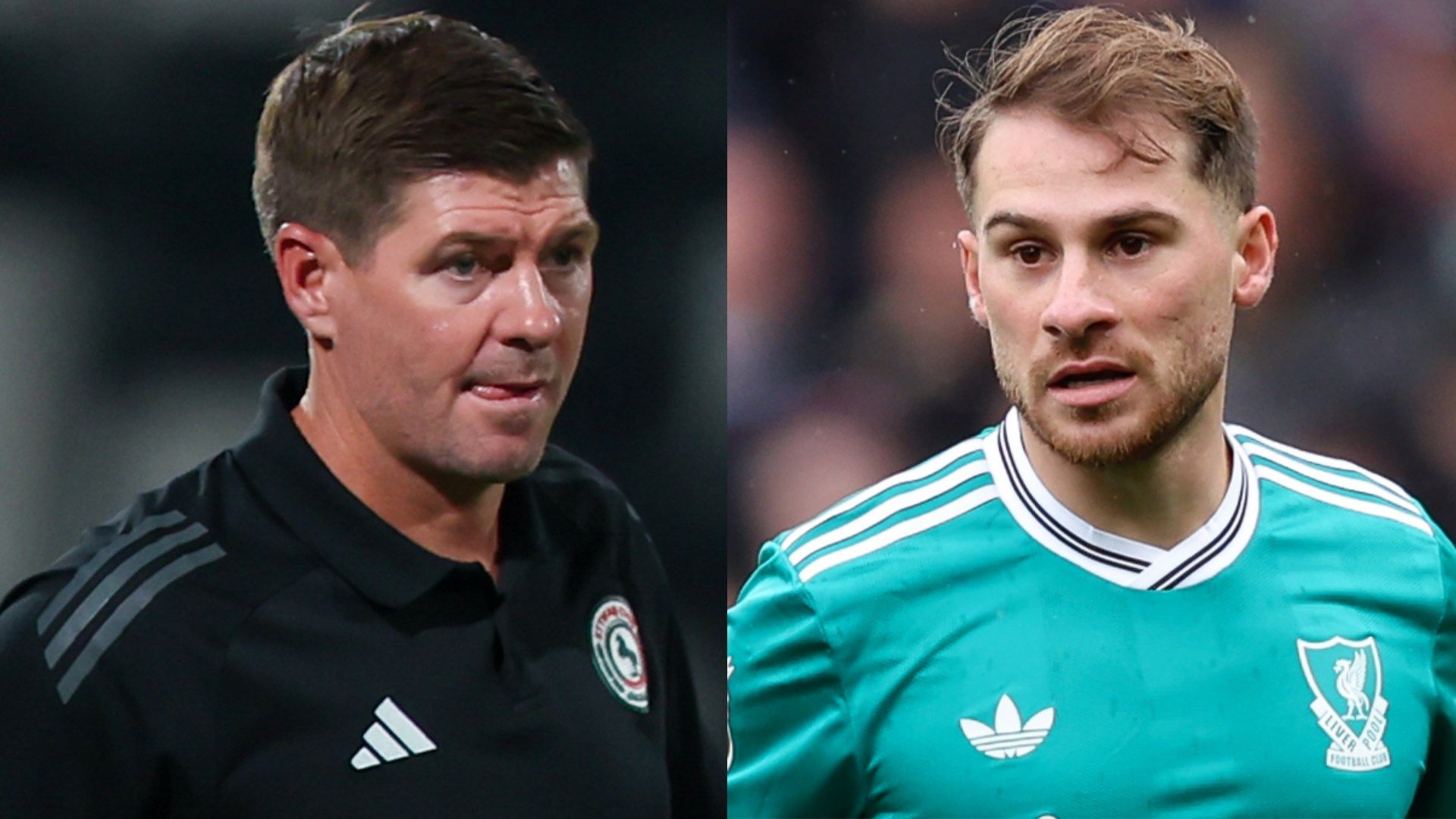 Steven Gerrard Alexis Mac Allister