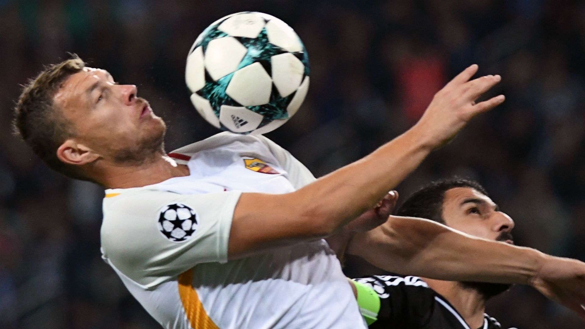 Edin Dzeko Qarabag Roma UEFA Champions League 09272017