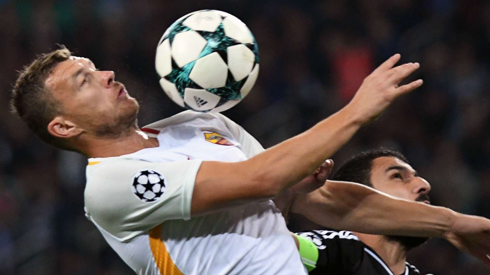 Edin Dzeko Qarabag Roma UEFA Champions League 09272017