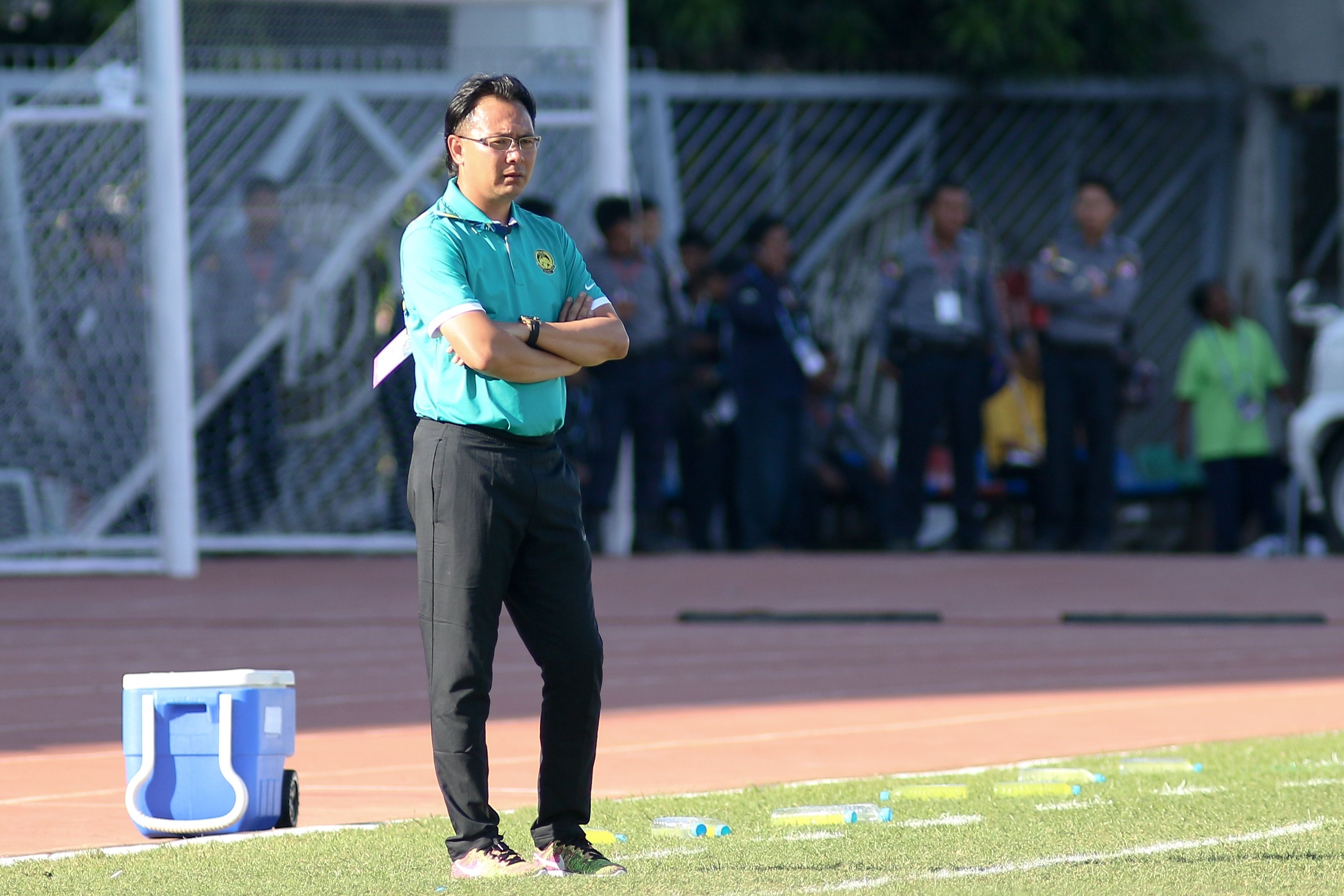Malaysia's Ong Kim Swee during the 2016 AFF Suzuki Cup match against Cambodia 20/11/16
