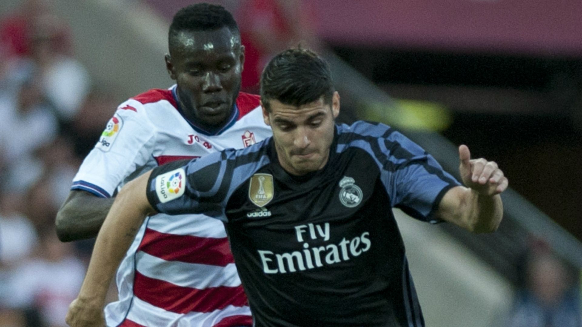 Alvaro Morata Victorien Angban Real Madrid Granada LaLiga 06052017