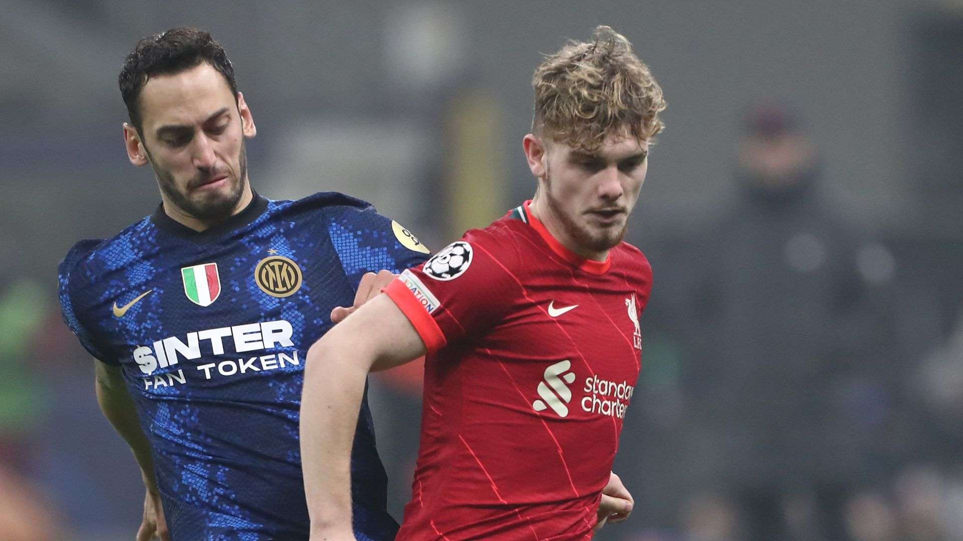 Hakan Calhanoglu & Harvey Elliott - Inter Milan vs Liverpool Champions League 16022022