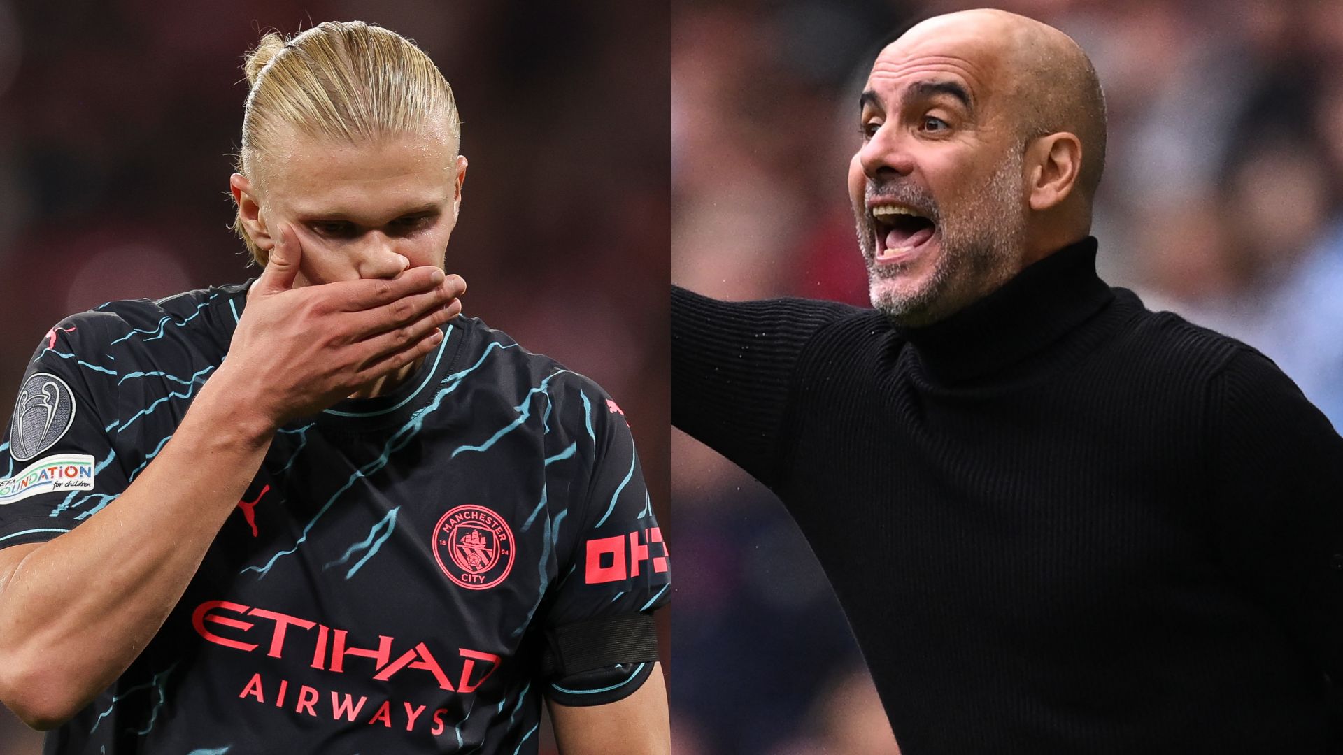 Haaland-Guardiola split 