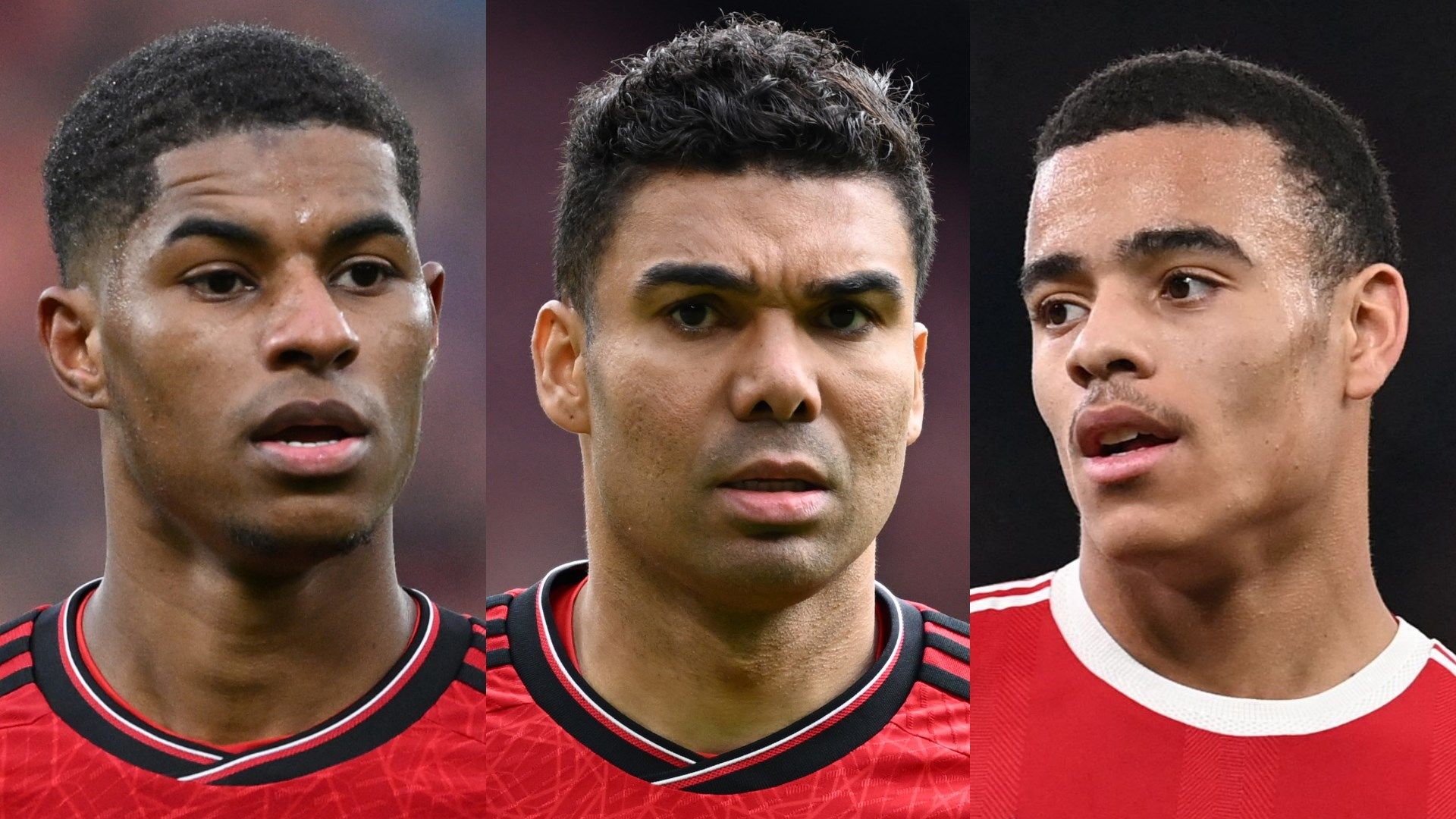 Marcus Rashford Casemiro Mason Greenwood Man Utd 2023-24