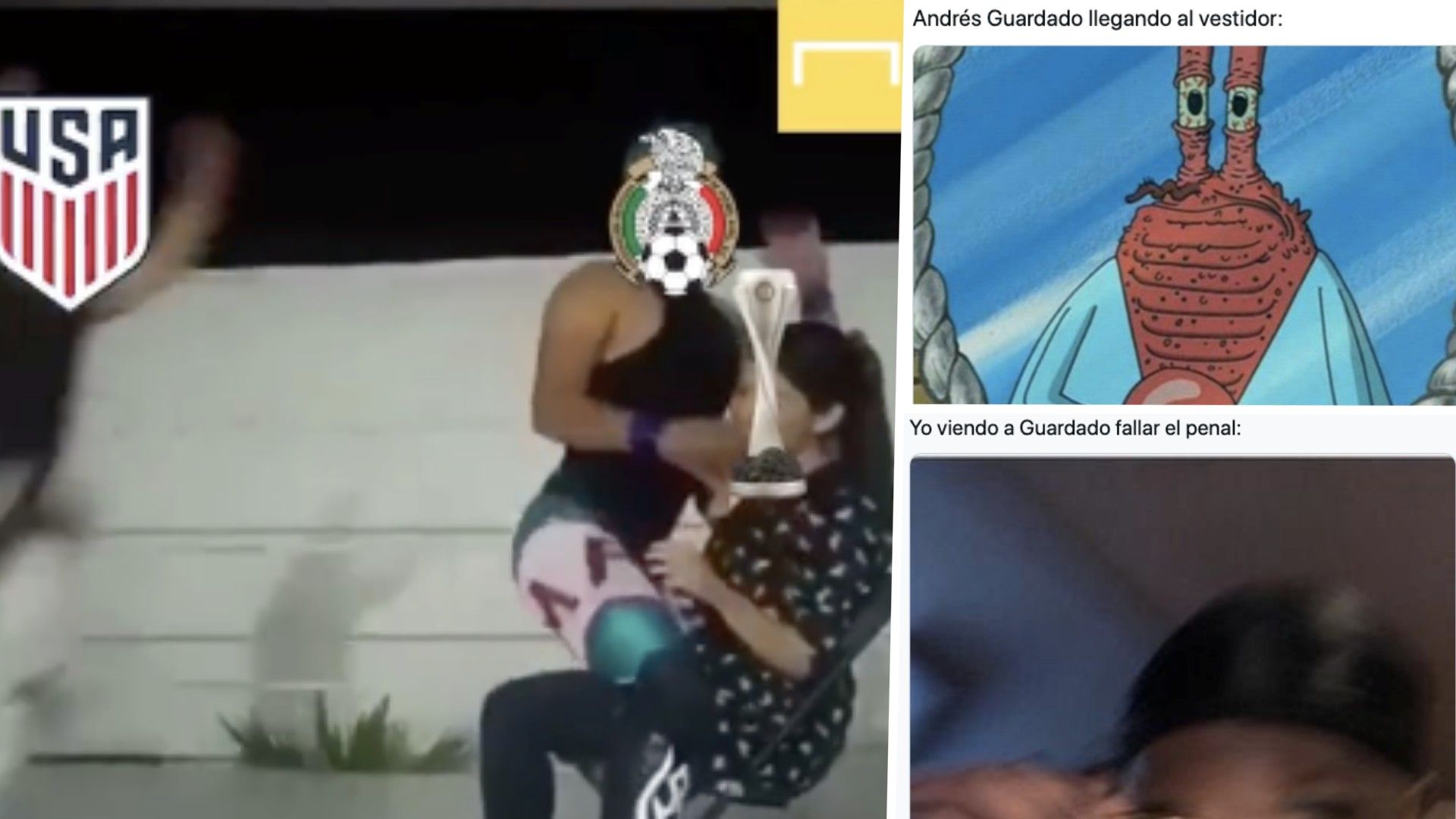 Memes México vs Estados Unidos