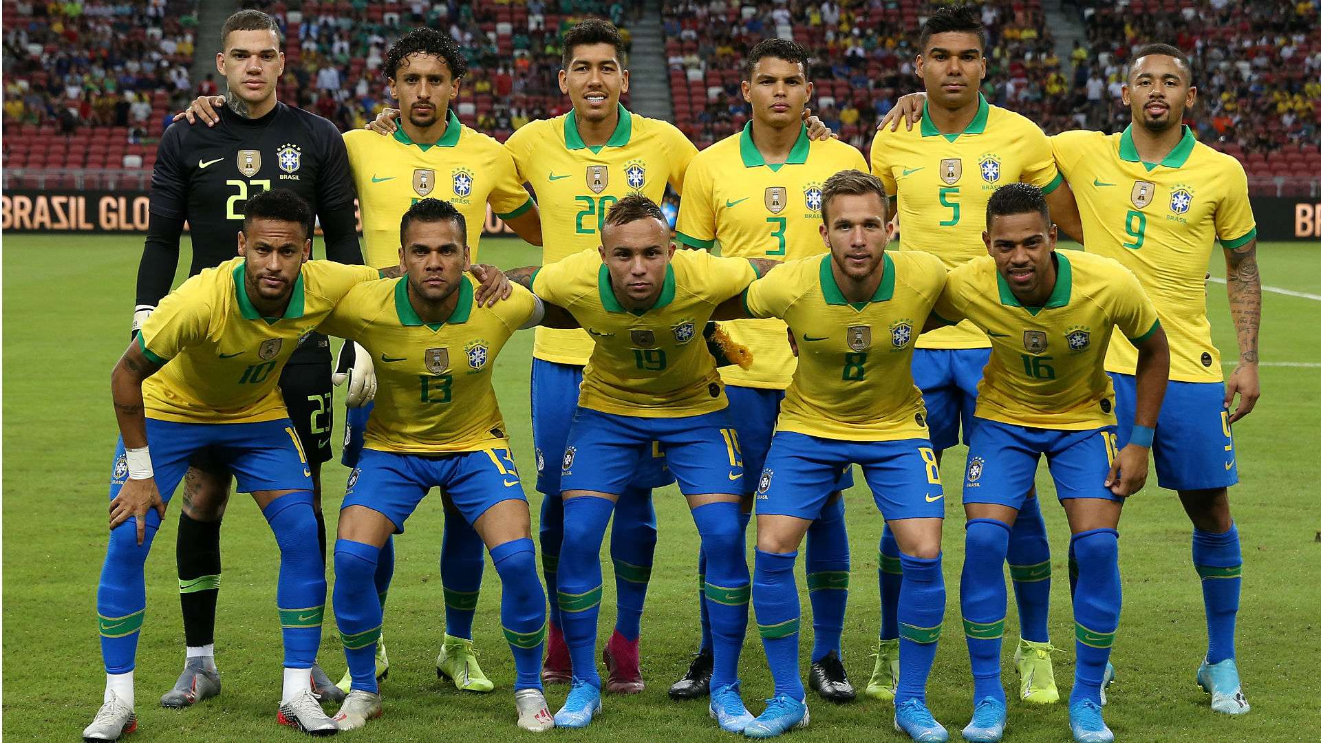 Brazil national team line up