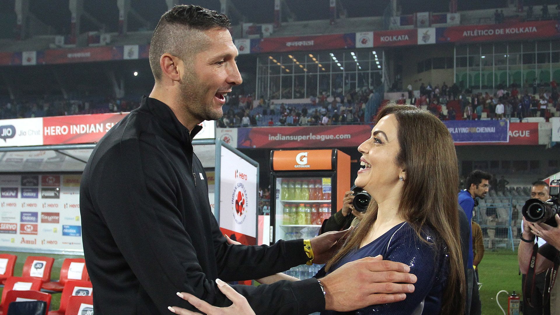 Marco Materazzi Nita Ambani Atletico de Kolkata Chennaiyin FC ISL season 2