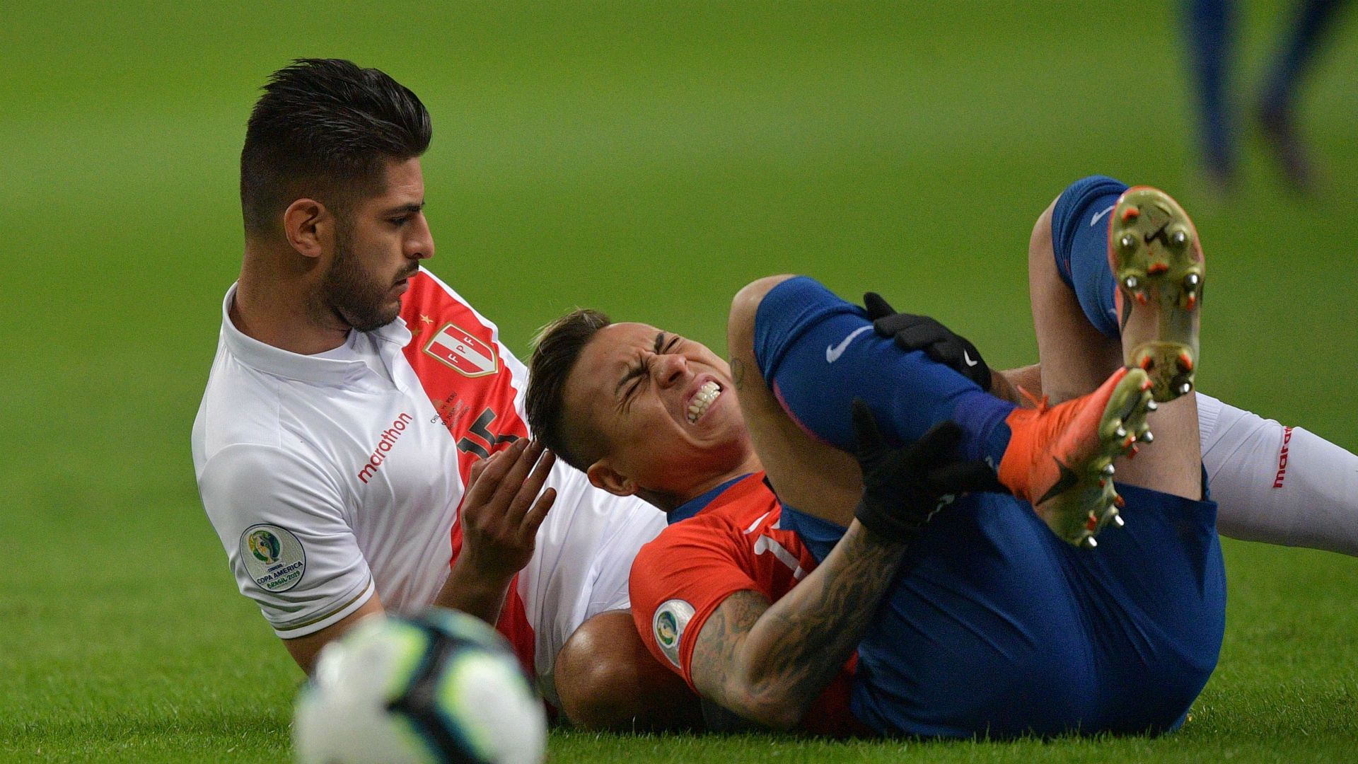 030719 Chile Perú Carlos Zambrano Eduardo Vargas