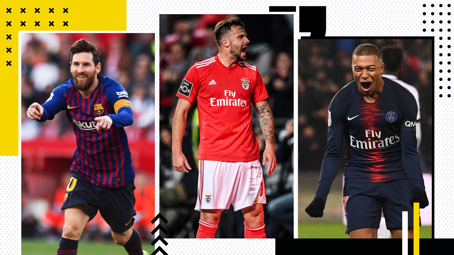 GFX Messi Seferovic Mbappe Scorer Europe