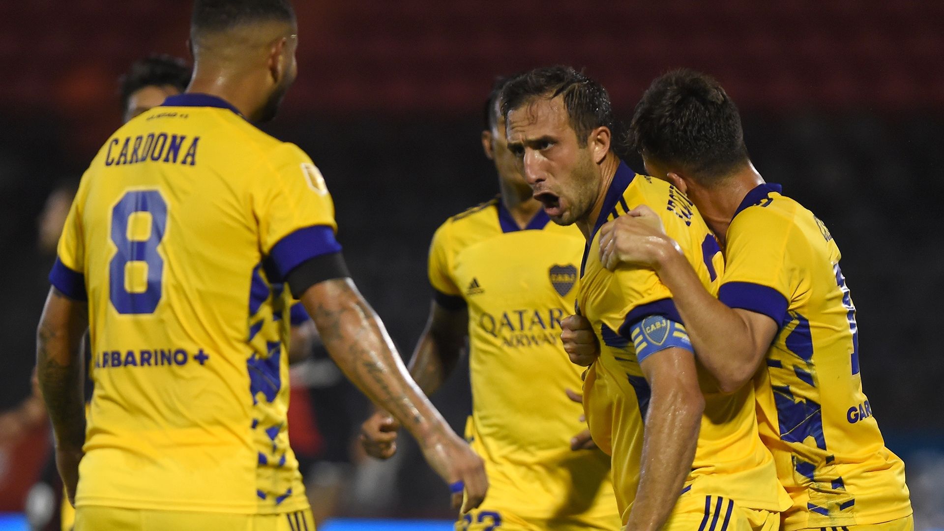 Edwin Cardona Carlos Izquierdoz Newells Boca Copa Liga Profesional 21022021