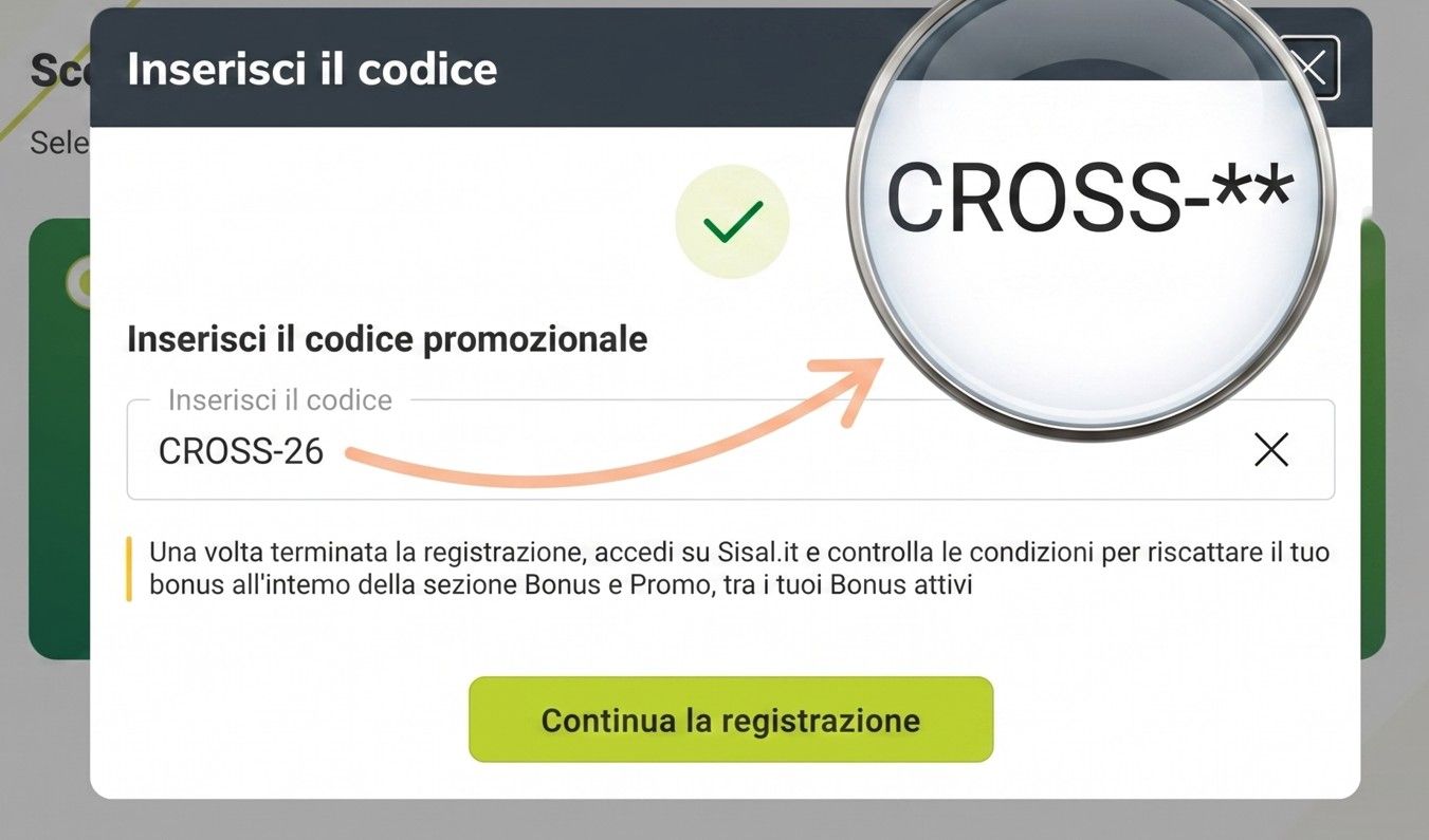 codice promozionale sisal registrazione