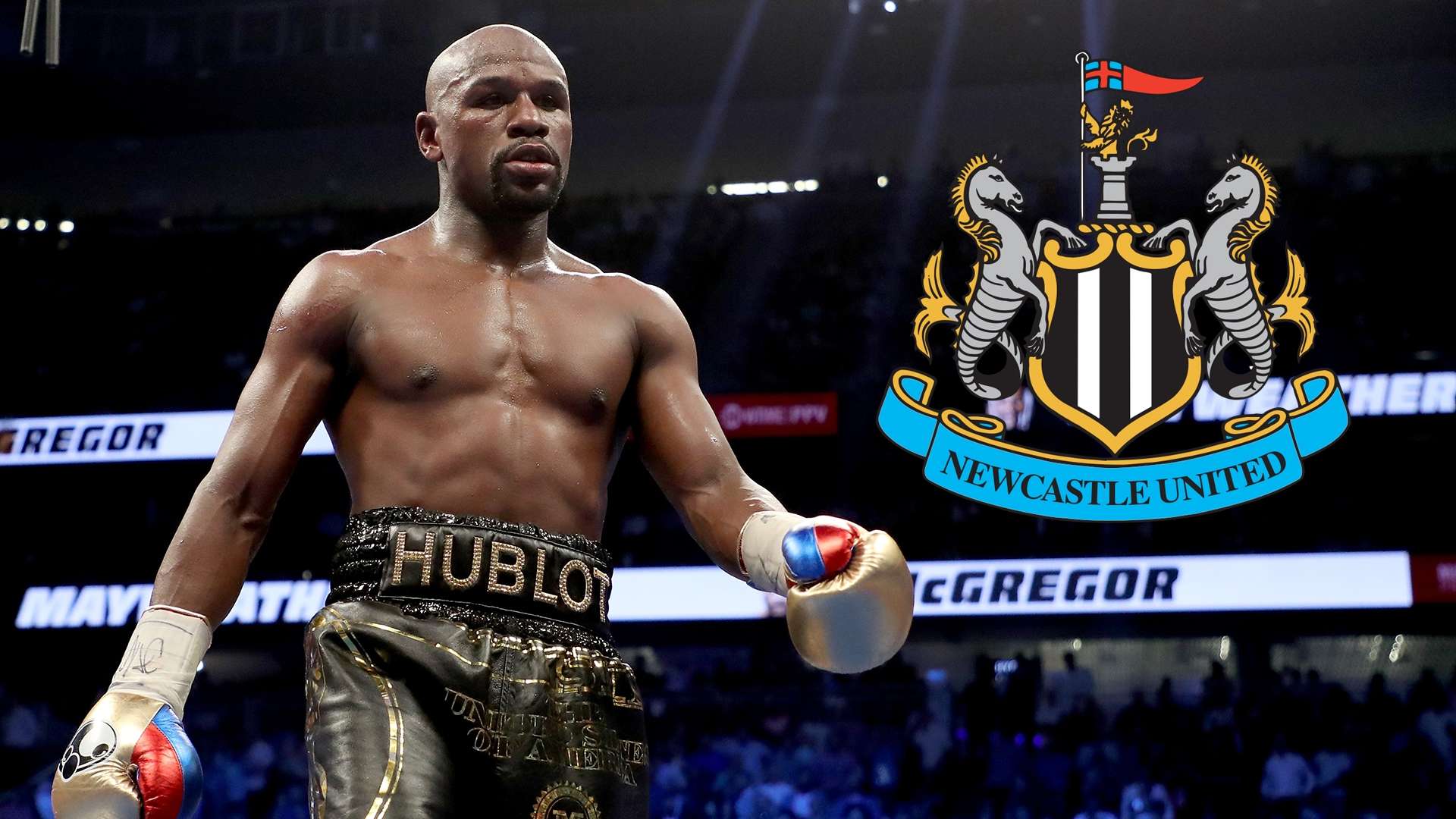 Floyd Mayweather, Newcastle badge