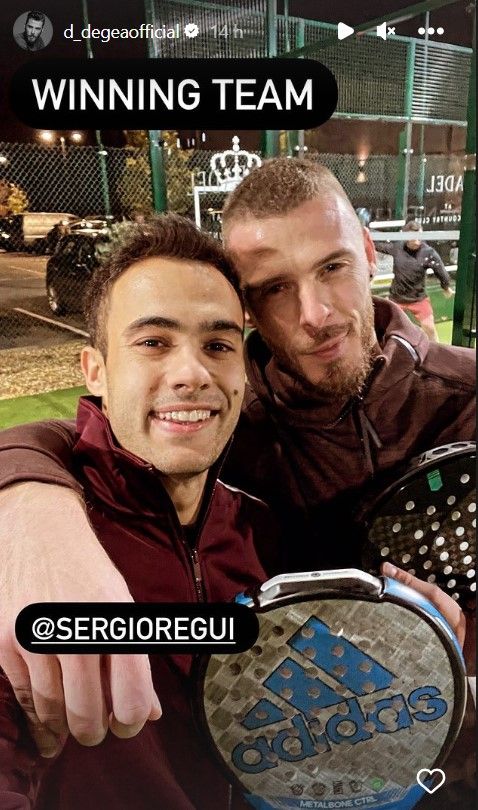David de Gea Sergio Reguilon Padel