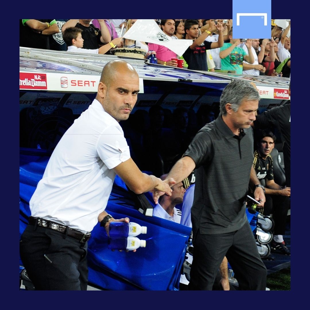 Jose Mourinho Pep Guardiola Real Madrid Barcelona GFX