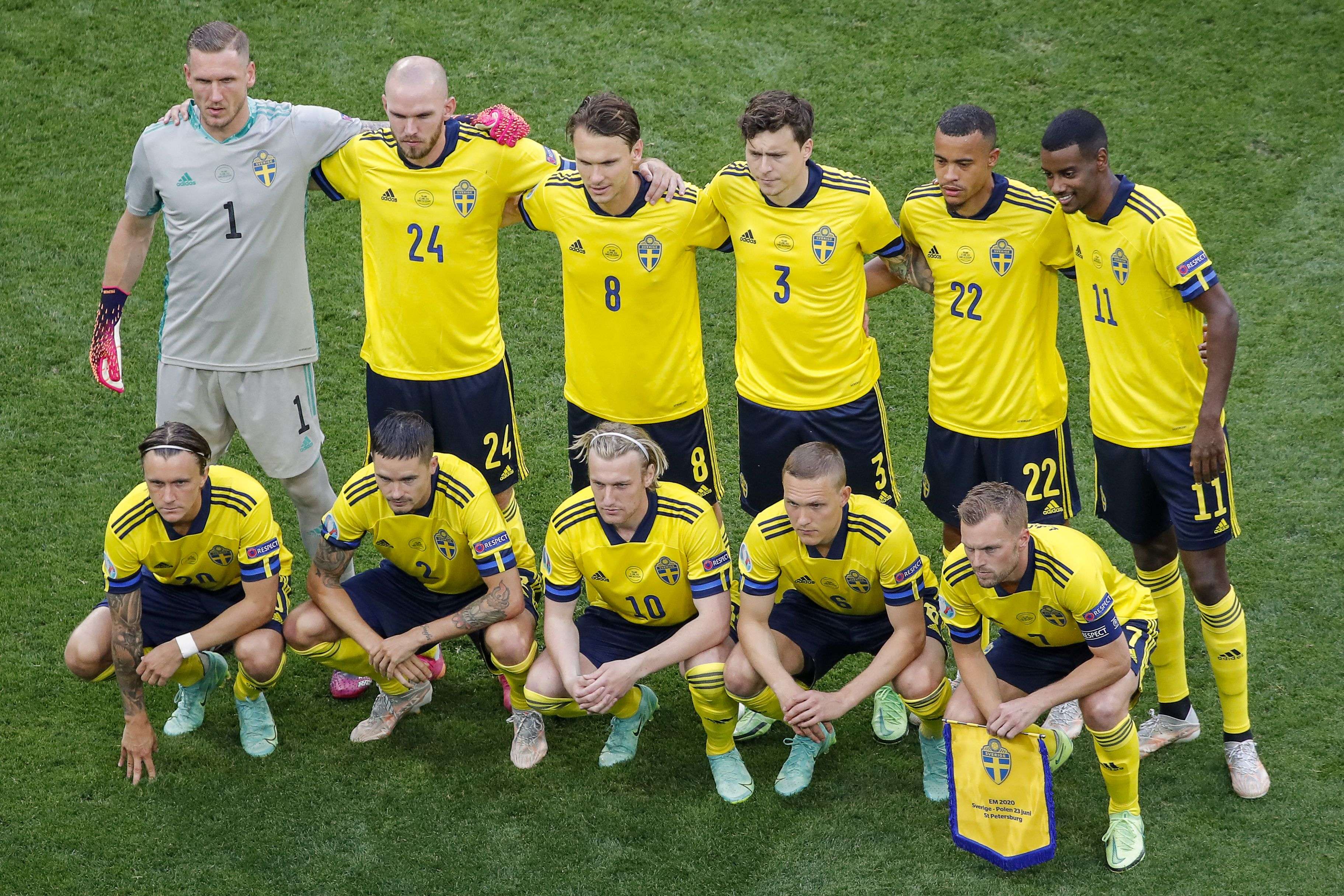Schweden Team Mannschaft