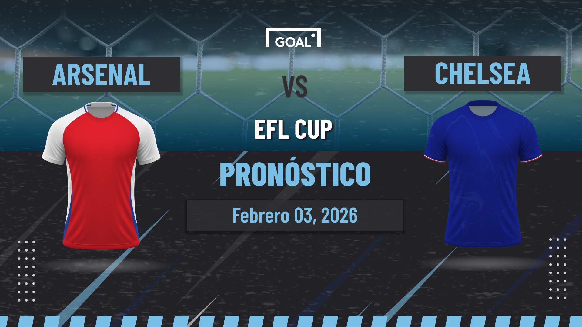Arsenal vs Chelsea Pronóstico y Apuestas EFL Cup | 03/02/26