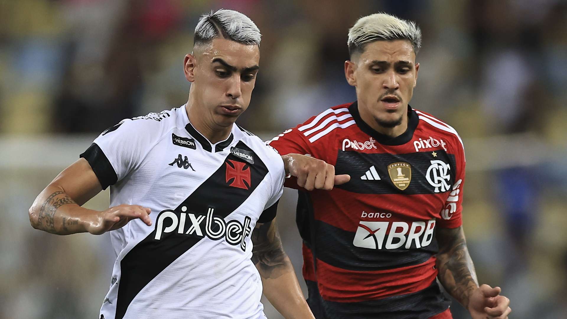 Puma Rodríguez e Pedro, Vasco x Flamengo 2023