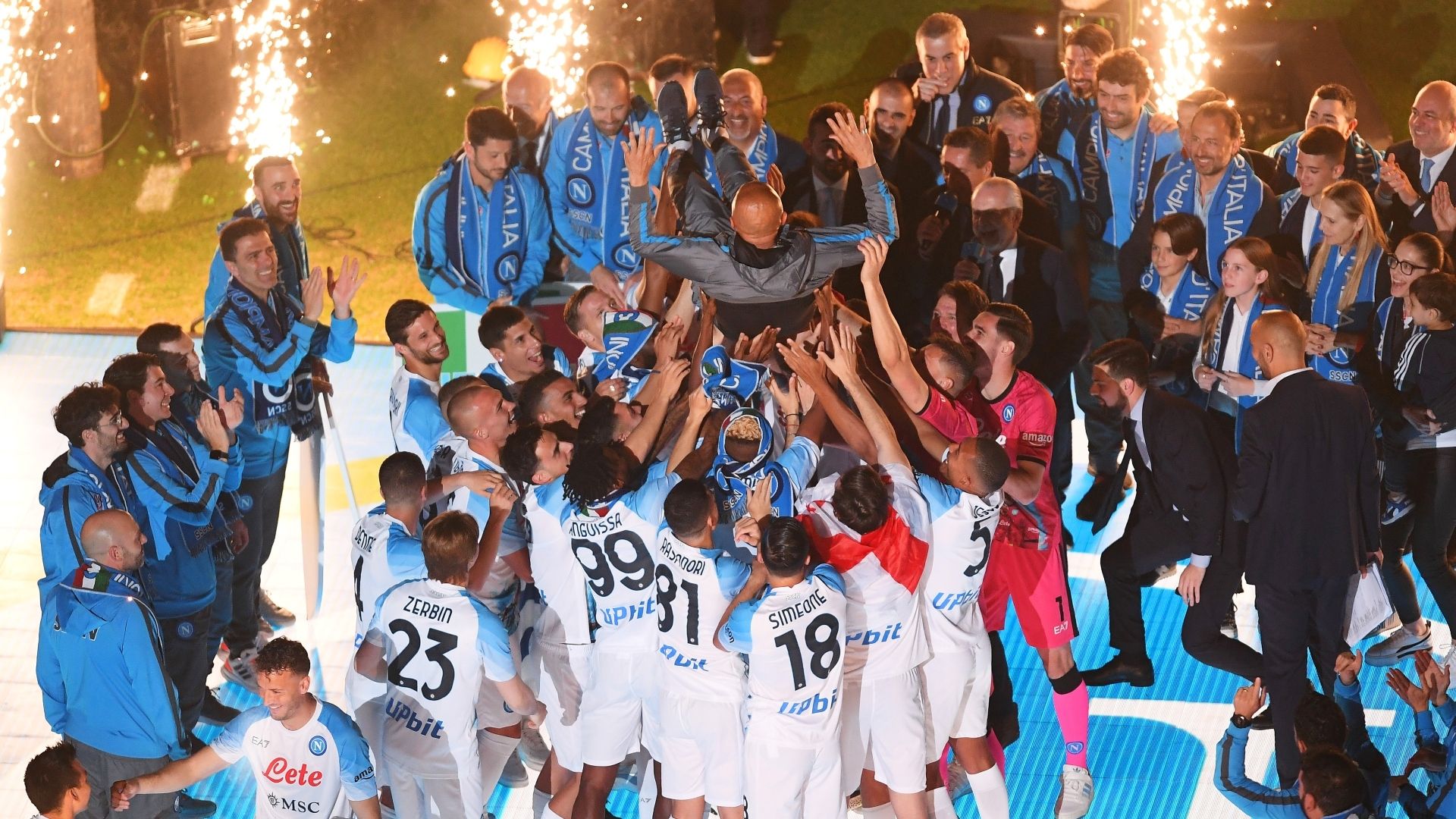 Spalletti trionfo Napoli