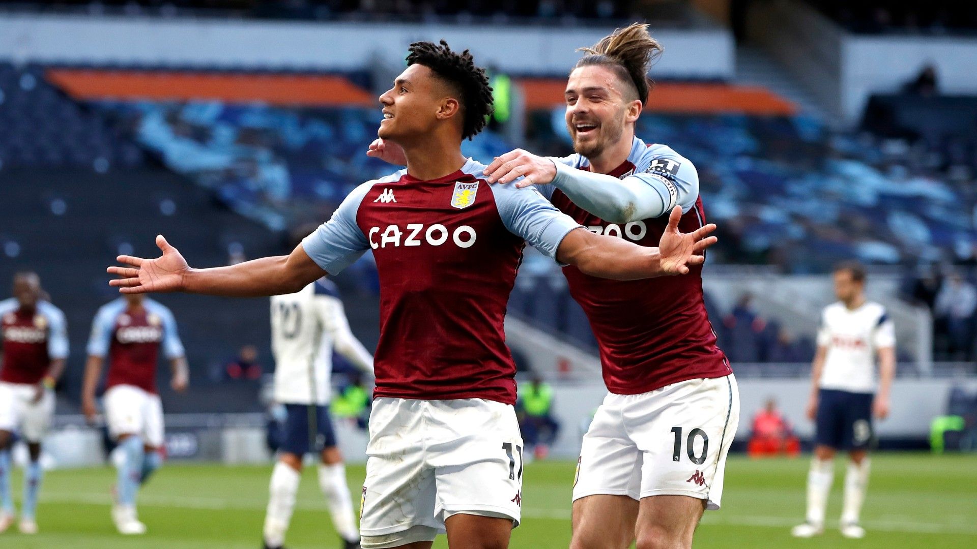 Ollie Watkins Jack Grealish Tottenham vs Aston Villa Premier League 2020-21