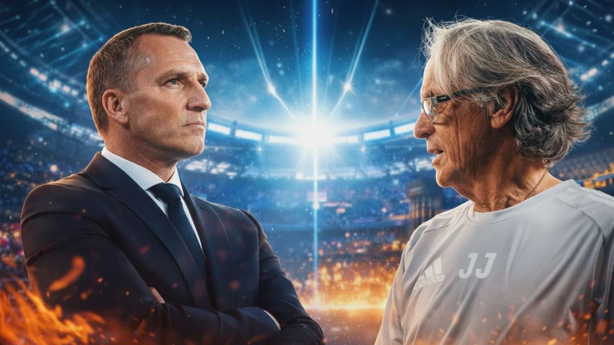 Jorge Jesus Nassr Brendan Rodgers Al Qadsiah GFX GOAL ONLY