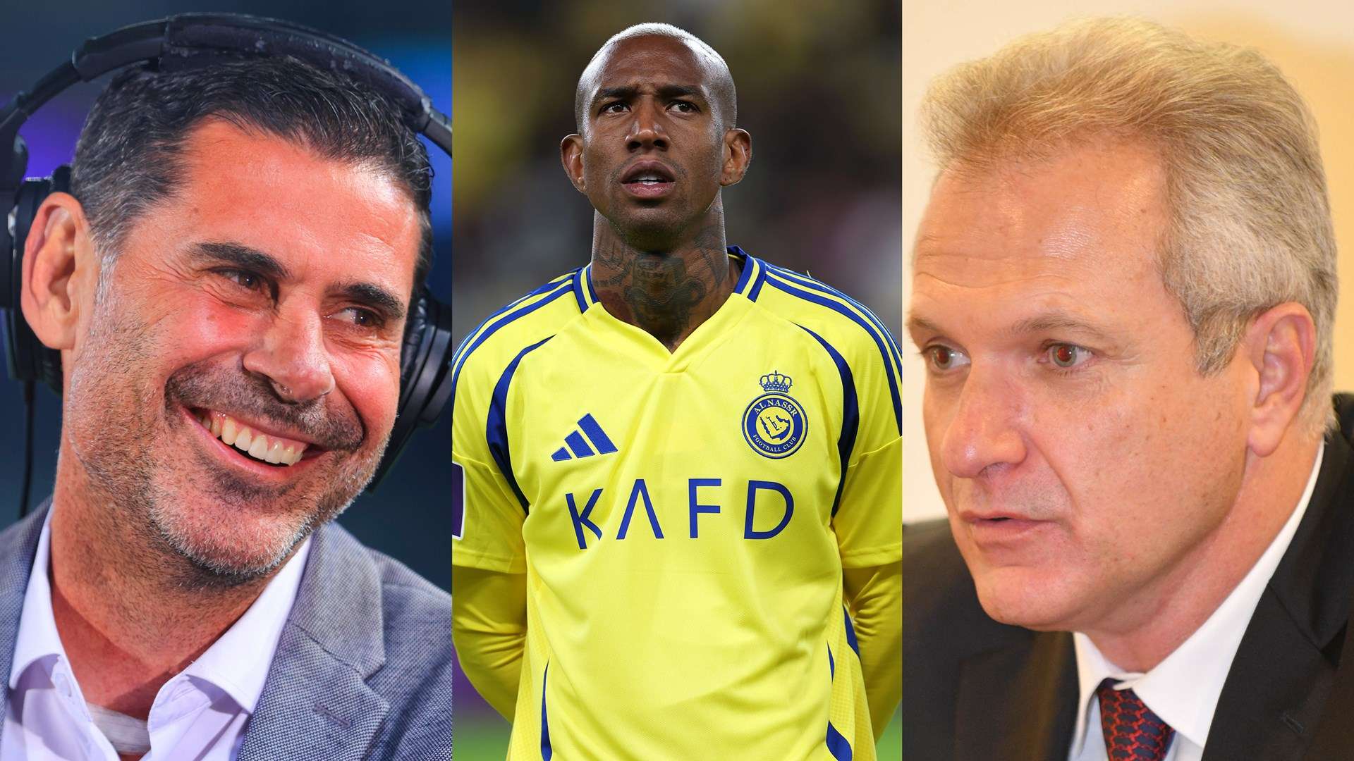 Fernando Hierro - Anderson Talisca - Guido Fienga