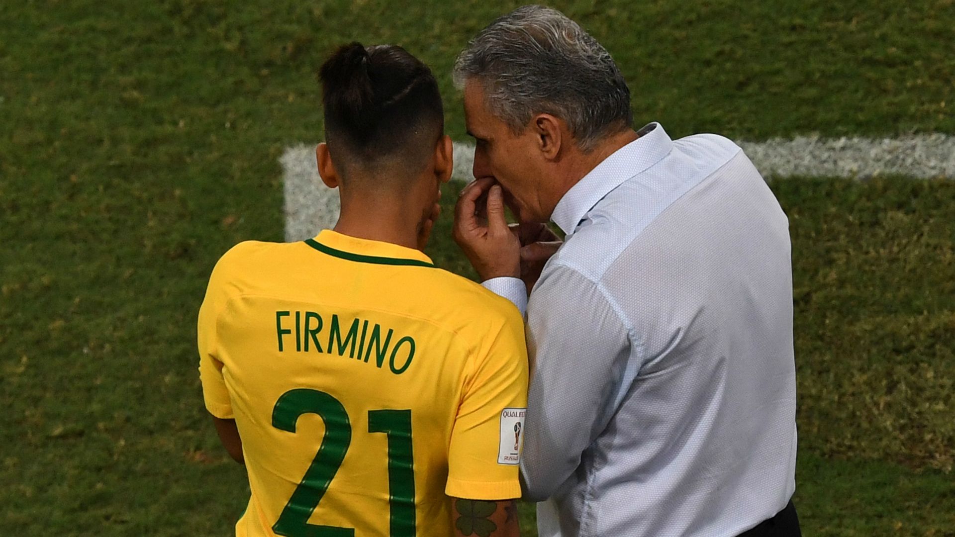 Roberto Firmino Tite Brazil 06102016