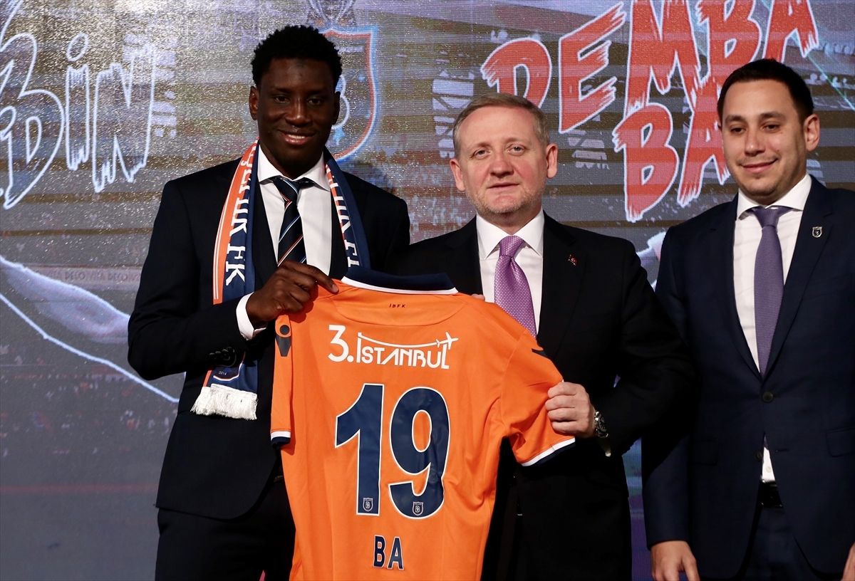 Demba Ba Goksel Gumusdag Basaksehir Press Conference