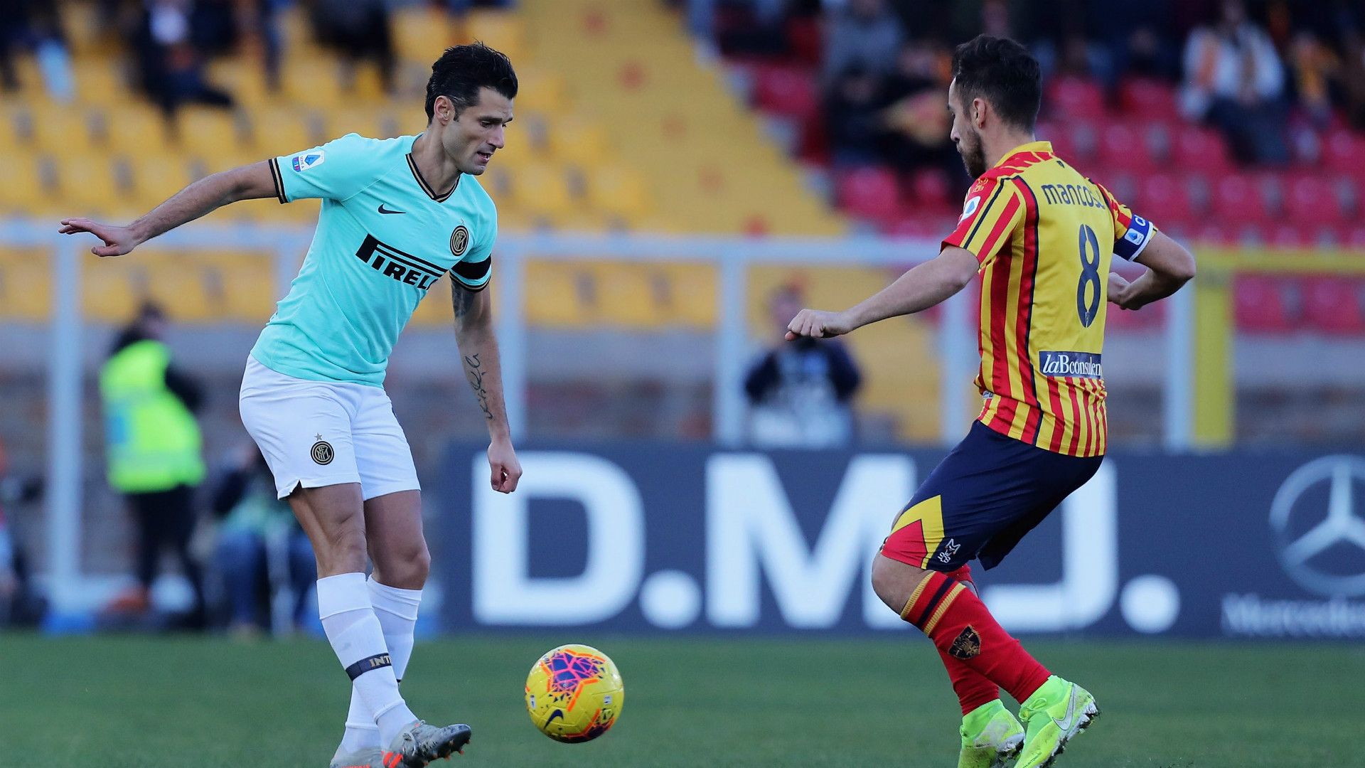 Antonio Candreva Marco Mancosu Lecce Inter