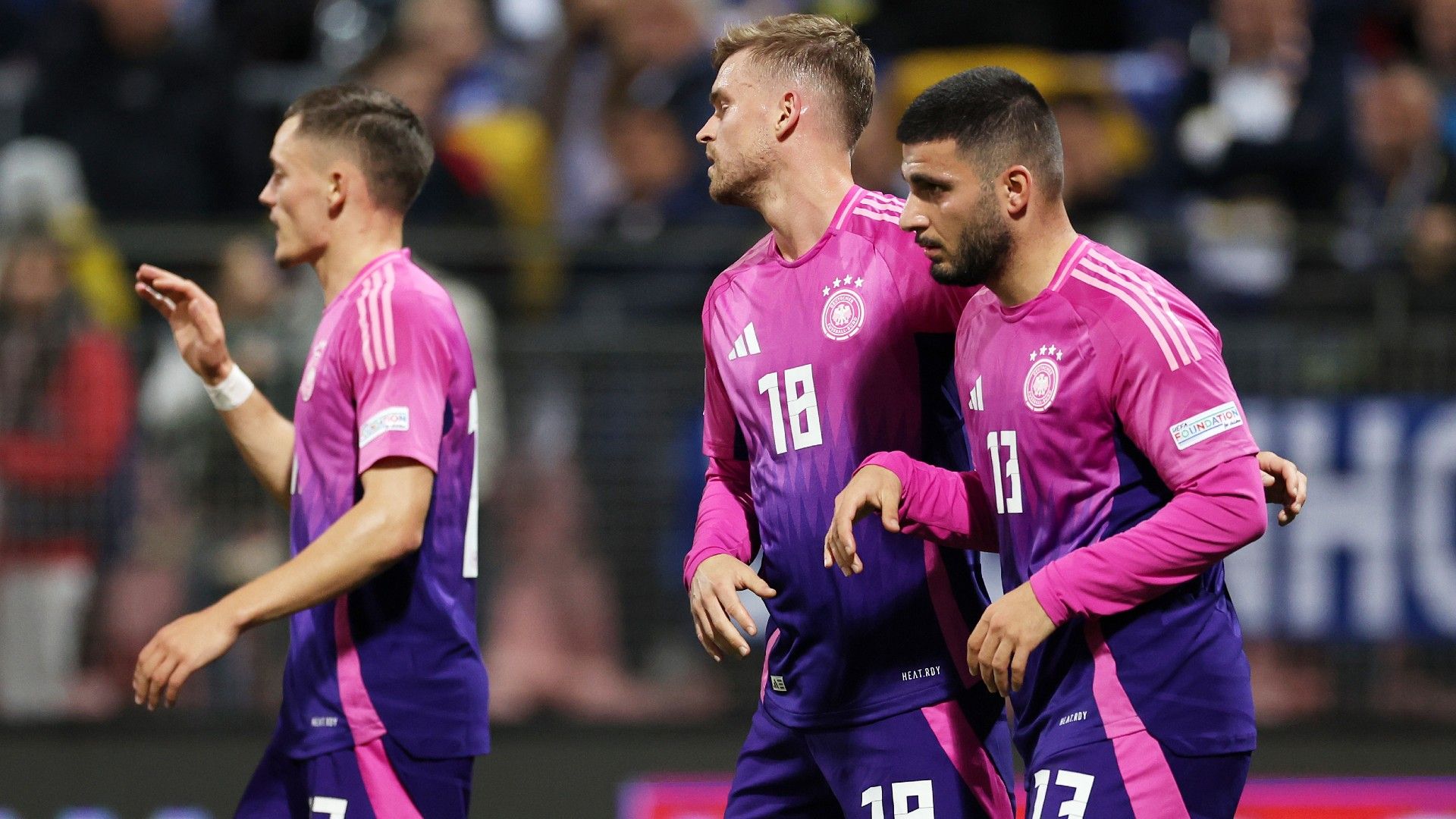 Deniz Undav of Germany celebrates scoring