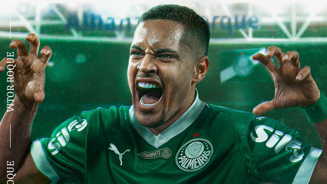 Vitor Roque, anuncio Palmeiras, 2025