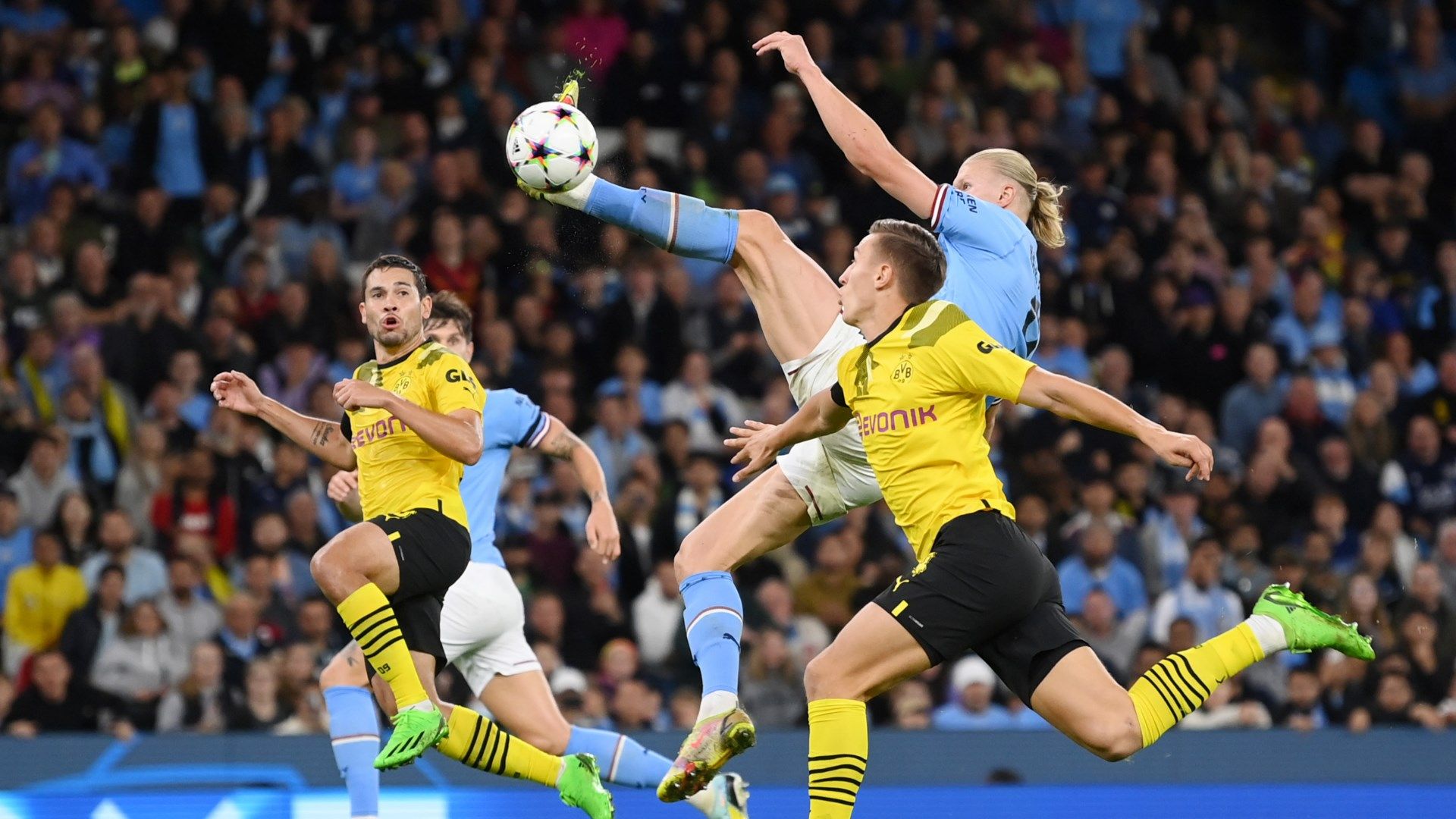 Erling Haaland goal v Dortmund