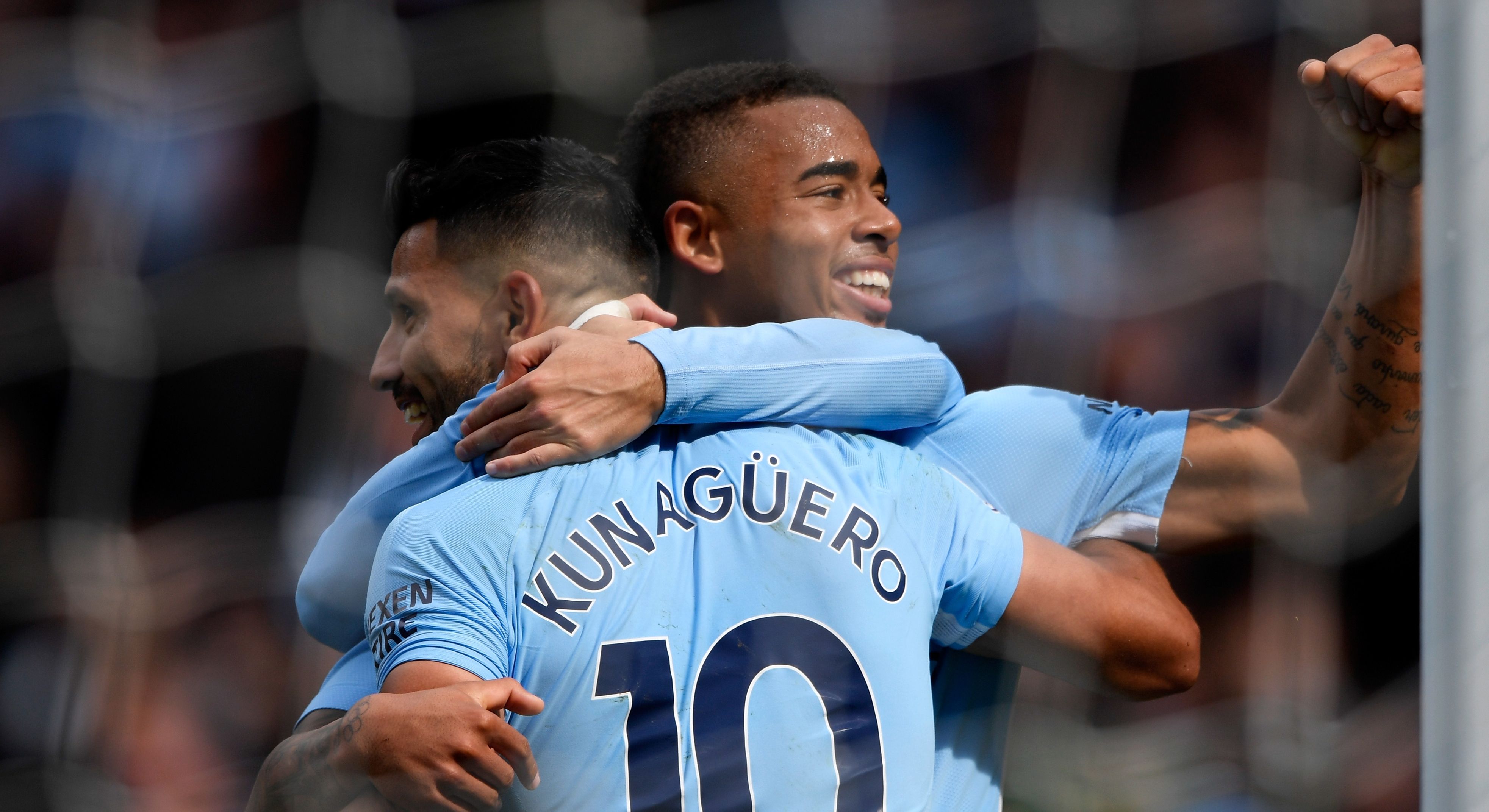 Gabriel Jesus Sergio Aguero Manchester City Liverpool